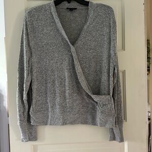 JCREW V Neck Gray Sweater - M